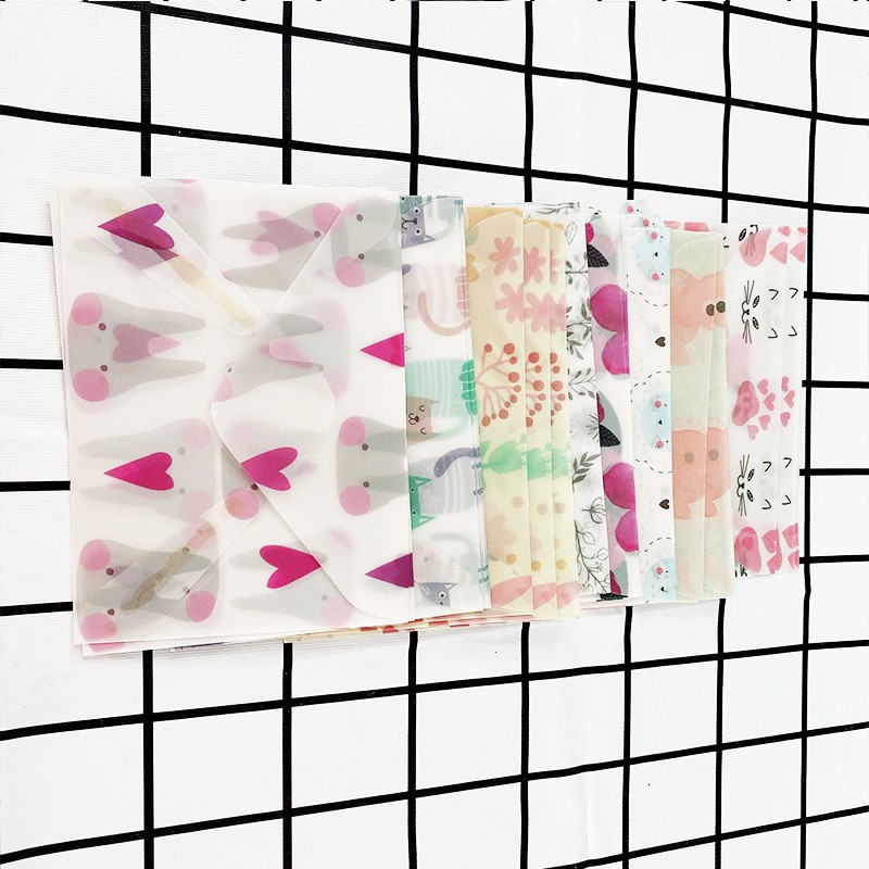 3kom/pak Set papira za pisma Ljubavni cvijet Papir za pisma Slatka kancelarijska pisma Papir za pisanje Omotnica za pisma Uredski materijal