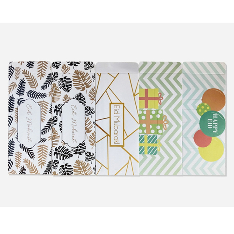 Sustav kuverti za gotovinu, pvc torba za budžetsku omotnicu Eid Mubarak uzorka, koristi se za uštedu novca, kuverta za gotovinu