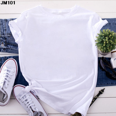 Λευκό μπλουζάκι Γυναικείο Top Casual Tshirt Μόδα ψηλοτάκουνα παπούτσια με στάμπα γυναικεία ρούχα Μπλουζάκι Harajuku κοντομάνικο γυναικείο μπλουζάκι