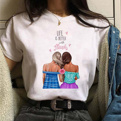 Coffee Girl Fashion Women Print T-särk Uus must naiste vabaaja ülaosa ümara kaelusega Harajuku 90ndate Kawaii lühikeste varrukatega särk