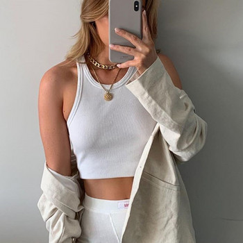 Wit Off Shoulder Tops Strechy Solid ρούχα Sexy Crop Top y2k top top γυναικεία ropa mujer ρούχα E-girl ρούχα πουκάμισο μπράντι