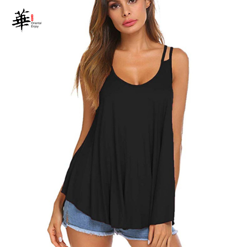 Seksi prsluk Izdubljena majica kratkih rukava Pamuk Ženski gornji dio Opušteni ženski prsluk bez rukava Modna odjeća Ženske košulje s U izrezom Ležerne