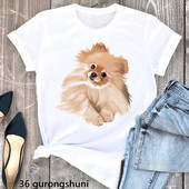 Kawaii Dog Lover Tshirt majica sa životinjskim printom Chihuahua/Corgi majica za djevojčice Ženska ljetna majica kratkih rukava Ženska harajuku majica
