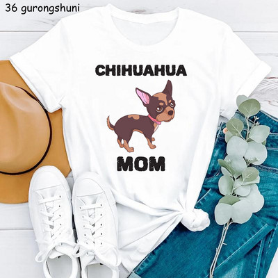 Kawaii Dog Lover Tshirt majica sa životinjskim printom Chihuahua/Corgi majica za djevojčice Ženska ljetna majica kratkih rukava Ženska harajuku majica