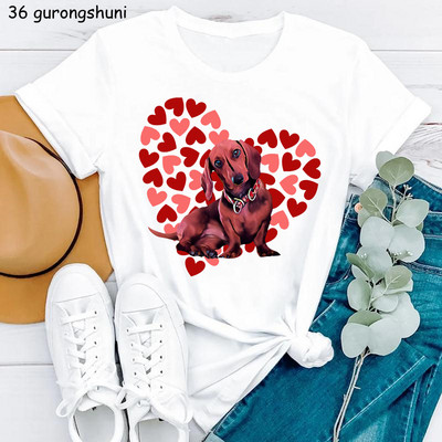 Kawaii Dog Lover Tshirt majica sa životinjskim printom Chihuahua/Corgi majica za djevojčice Ženska ljetna majica kratkih rukava Ženska harajuku majica