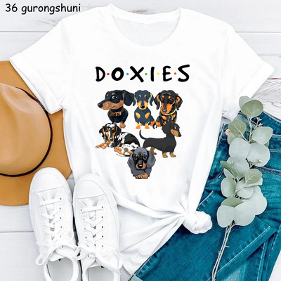 Kawaii Dog Lover Tshirt majica sa životinjskim printom Chihuahua/Corgi majica za djevojčice Ženska ljetna majica kratkih rukava Ženska harajuku majica