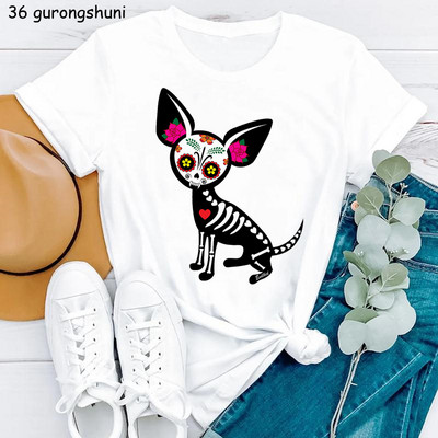 Kawaii Dog Lover Tshirt majica sa životinjskim printom Chihuahua/Corgi majica za djevojčice Ženska ljetna majica kratkih rukava Ženska harajuku majica