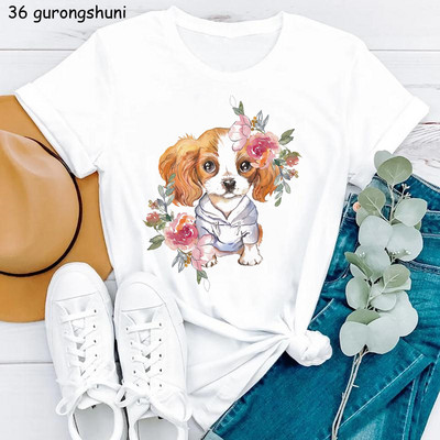 Kawaii Dog Lover Tshirt majica sa životinjskim printom Chihuahua/Corgi majica za djevojčice Ženska ljetna majica kratkih rukava Ženska harajuku majica