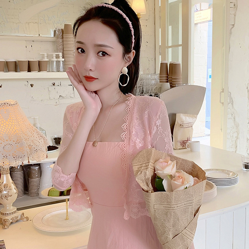 Crno bijelo ružičasto marelica Ženski bolero Bolero dugih rukava Slegnuti ramenima Čipkani vjenčani ogrtač Jakna Namoti Šal za plažu Bolero za djeverušu