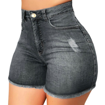 Ženske Broken Denim kratke hlače Poderane traperice Hotpant visokog struka Slim Fit Pantalone Ljetne modne ženske sportske ultra kratke hlače