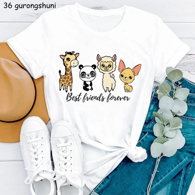 2023. aasta kuum müük Naljakas t-särk naiste akvarell Chihuahua koera loomade trükiga T-särk Femme Harajuku särk Suvine stiilne T-särk Tops