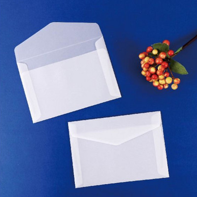 20 vnt. kelių dydžių vokas pusiau skaidrus sieros rūgšties popierius „pasidaryk pats“ pakavimas Vestuvių kvietimas laiškams