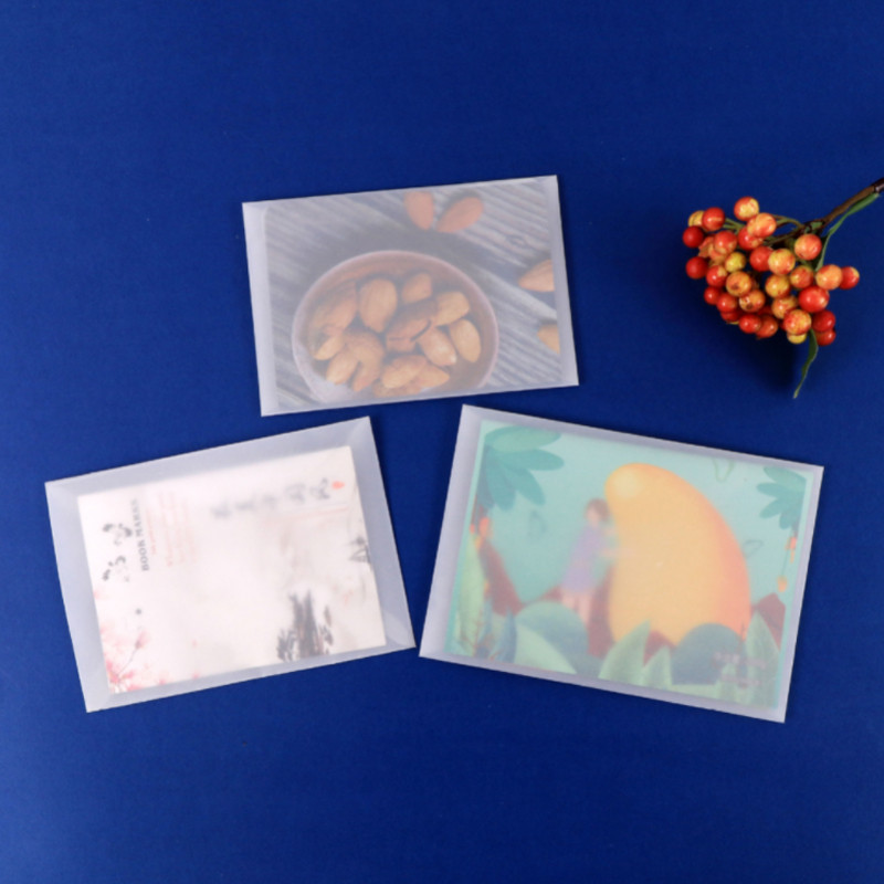 20 vnt. kelių dydžių vokas pusiau skaidrus sieros rūgšties popierius „pasidaryk pats“ pakavimas Vestuvių kvietimas laiškams