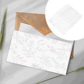 10 τμχ Φάκελος Eid Κενές ευχετήριες κάρτες Φάκελοι χάρτινο πορτοφόλι που τυλίγει Mubarak Μοτίβο συσκευασίας