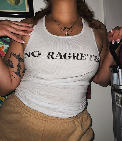 Ležerni ženski prsluk s crtićima s O izrezom Ljetna moda 2022. Ženska ulična uska uska vintage ženska kratka majica Y2k odjeća