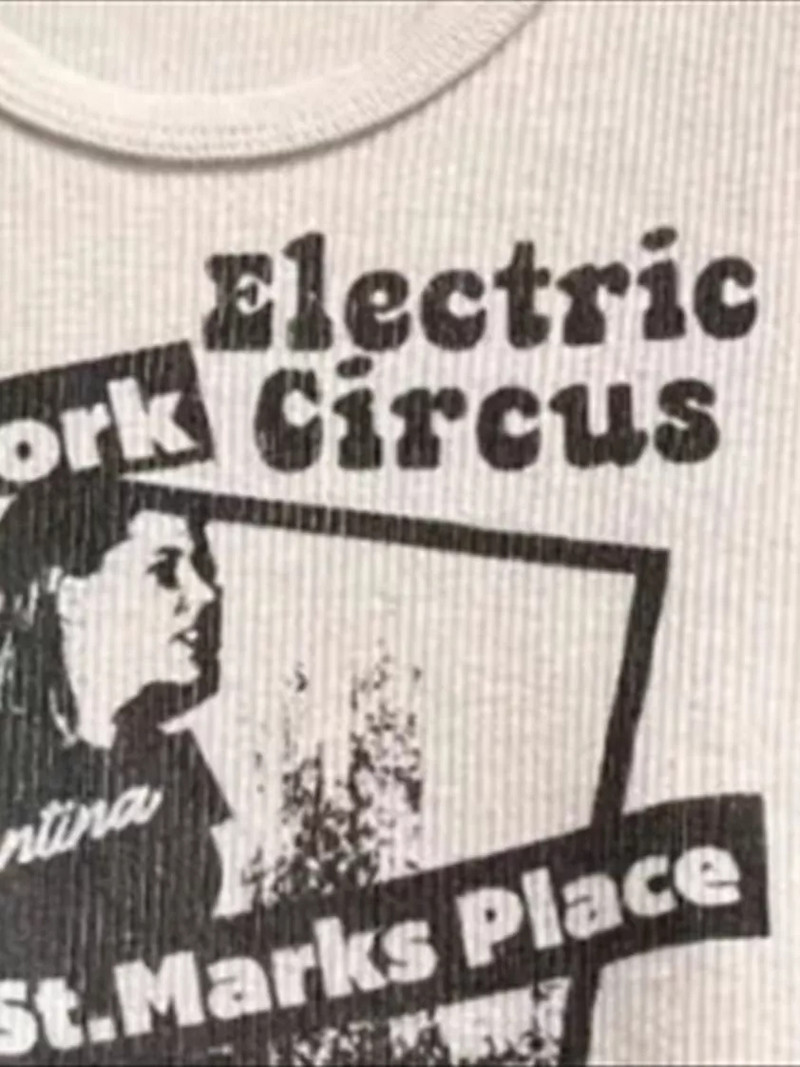 Ležerni ženski prsluk s crtićima s O izrezom Ljetna moda 2022. Ženska ulična uska uska vintage ženska kratka majica Y2k odjeća