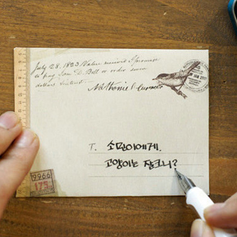 48 komada starinskih stacionarnih omotnica Papirnatih pisaćih predmeta za pohranu malih retro praktičnih