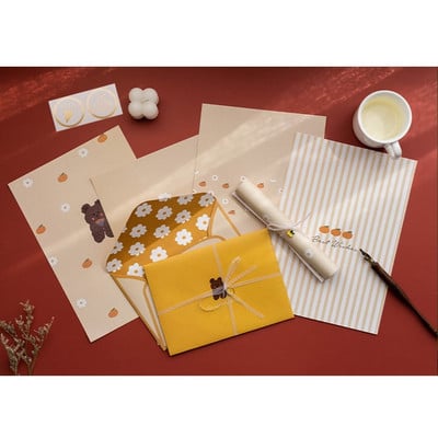 Starinski komplet omotnica Književno klasično pismo koje se može pisati na papiru za brtvljenje naljepnica Set omotnica