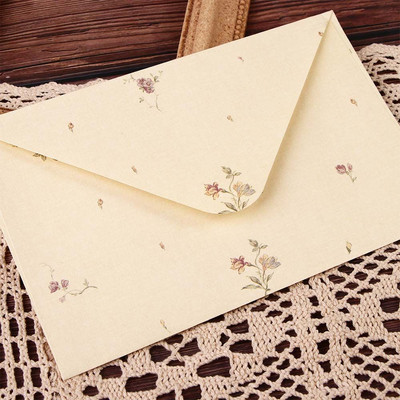Notepad Dopisnice Pozivnice za praznike Letterform Blok za pisma Svježi, elegantni cvjetni papir za pisanje Kuverte Papir za pisma