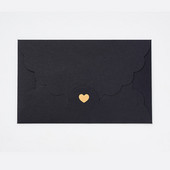 5 kom/set Pearl Kraft papir pozlaćena ljubavna omotnica pakiranje bankovne kartice omotnice 17,4*11 cm