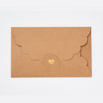 5τμχ/σετ Pearl Kraft Paper Gilding Love Φάκελος Τράπεζα Κάρτα Συσκευασία Φάκελοι 17,4*11cm