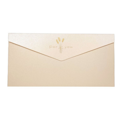 5 kom/set Pearl Kraft papir pozlaćena ljubavna omotnica pakiranje bankovne kartice omotnice 17,4*11 cm