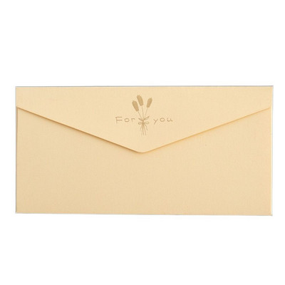 5 kom/set Pearl Kraft papir pozlaćena ljubavna omotnica pakiranje bankovne kartice omotnice 17,4*11 cm