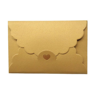 5 kom/set Pearl Kraft papir pozlaćena ljubavna omotnica pakiranje bankovne kartice omotnice 17,4*11 cm