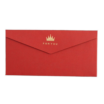 5 kom/set Pearl Kraft papir pozlaćena ljubavna omotnica pakiranje bankovne kartice omotnice 17,4*11 cm