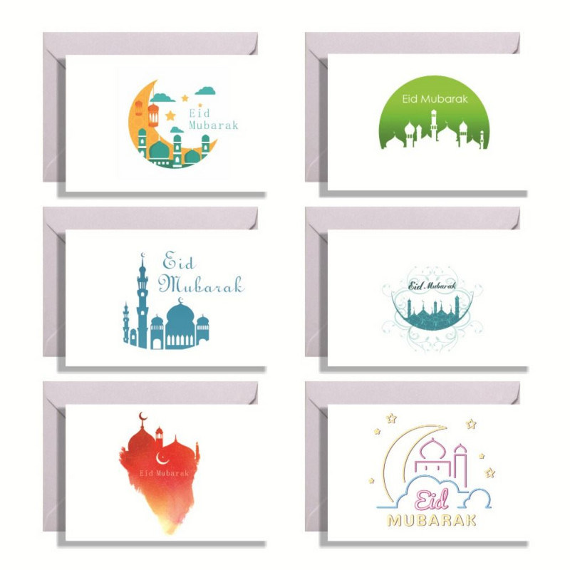 Plicuri Ramadan Eidi Set de felicitări și plicuri Eid Felicitari Eid Mubarak cu plicuri Cadouri musulmane Felicitari Eid