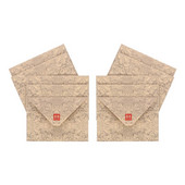 Kreativna čestitka Smeđi uredski materijal Vintage omotnica Razglednice Omotnice Školski pribor