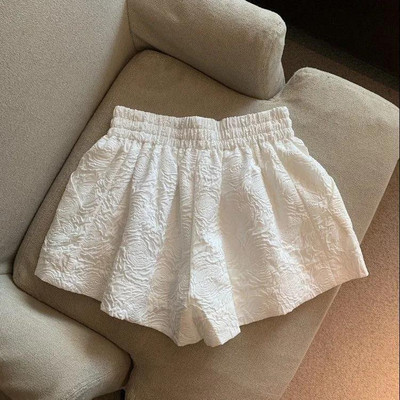 Rövidnadrágok Női Összecsukható Nyári Bő Шорты Женский Magas derekú Alkalmi Elegáns koreai Stílus Minden meccs Ulzzang Ins Cool College Fiatal Új