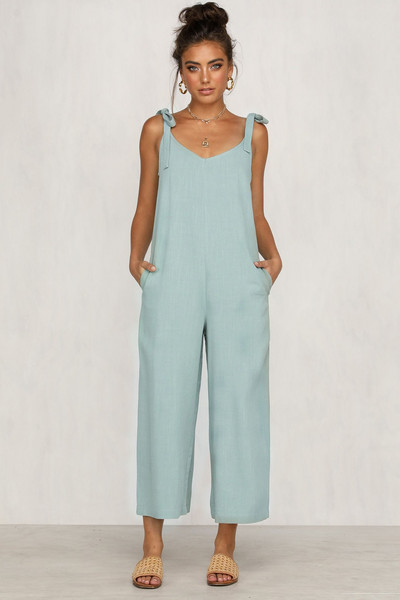 Moteriški šliaužtinukai 2020 m. Vasaros nauji moteriški laisvalaikio drabužiai Laisvi lininiai medvilniniai kombinezonai be rankovių, be nugarų, kelnės, kombinezonai