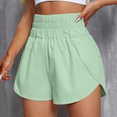 2023. Ženske široke kratke hlače za trčanje Y2k Ljeto za trčanje Elastične ženske kratke hlače s visokim strukom Ženska odjeća