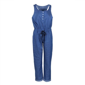 New Arrival 2019 Jumpsuits Women Casual Jumpsuit Φαρδιά φόρμες τζιν ρόμπες για γυναίκες