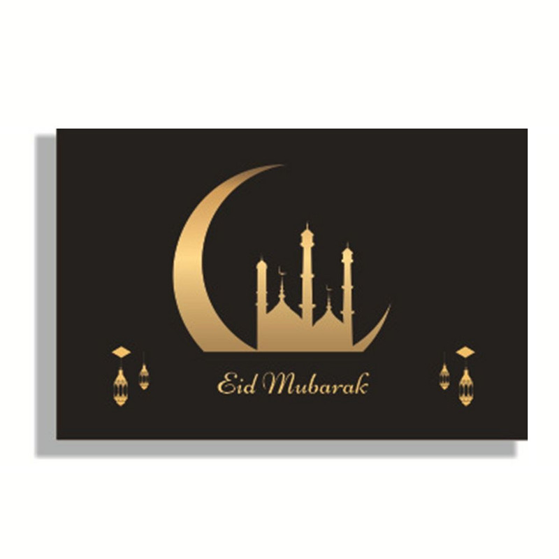 Eid čestitke i koverte Set Eid Mubarak čestitki sa kuvertama Muslimanski pokloni Čestitke za bajram Ramazanski bajram koverte