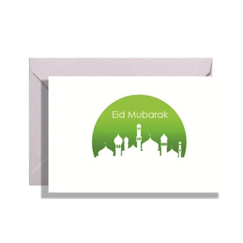 Eid atvirukų ir vokų rinkinys musulmonų dovanos Eid sveikinimo atvirukai Eid Mubarako atvirukai su vokais Ramadan Eidi vokai