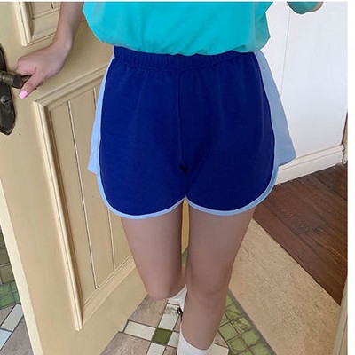 Kratke hlače Žene Ljeto Patchwork Retro Elegantne Mlade Ženske Višeslojne Slatke 3 boje Djevojke Slobodno vrijeme Korejski stil Šorte Ženski Chic