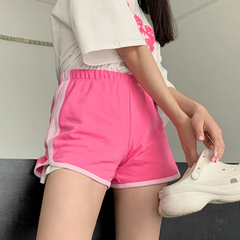 Kratke hlače Žene Ljeto Patchwork Retro Elegantne Mlade Ženske Višeslojne Slatke 3 boje Djevojke Slobodno vrijeme Korejski stil Šorte Ženski Chic