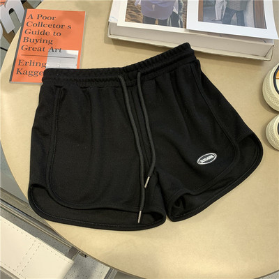 Dámske šortky S-4XL, letné, voľné, ležérne, so sťahovacou šnúrkou, módne, pevné, domáce, univerzálne, kórejské, streetwear, priedušné, elegantné, Ulzzang
