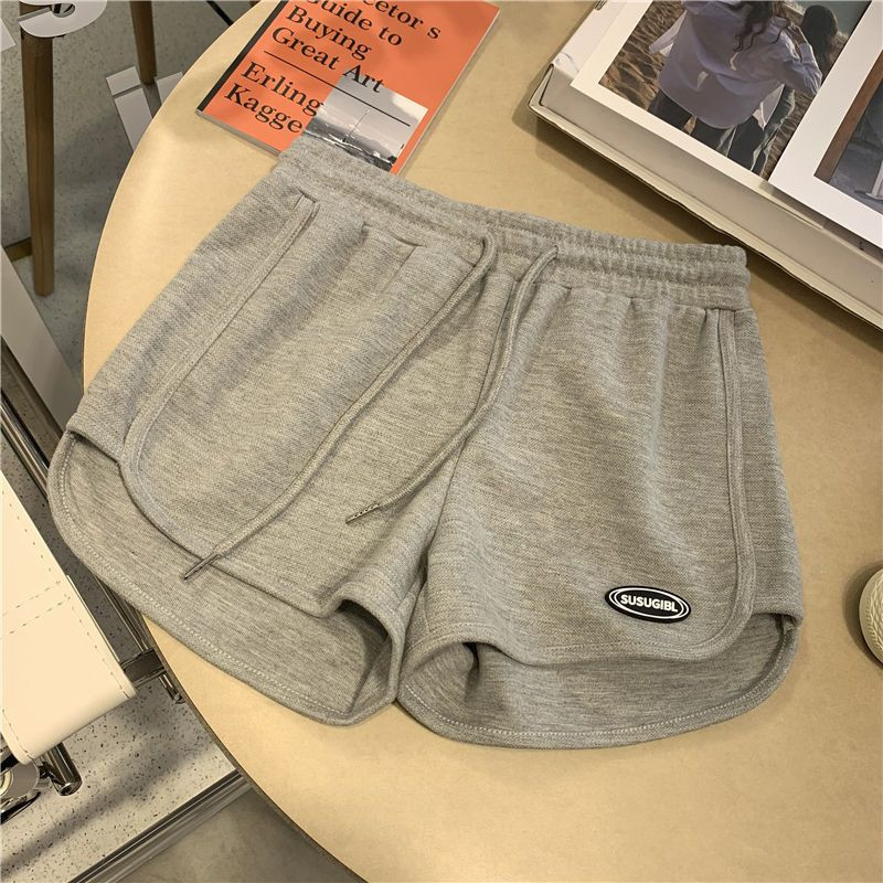 Dámske šortky S-4XL, letné, voľné, ležérne, so sťahovacou šnúrkou, módne, pevné, domáce, univerzálne, kórejské, streetwear, priedušné, elegantné, Ulzzang