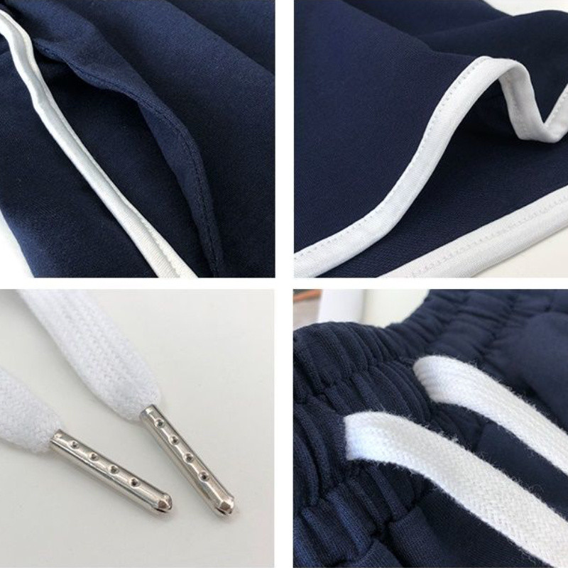 Σορτς Γυναικεία Ελεύθερη Χαλαρή Παντός Αγώνα Συνονθύλευμα Ψηλόμεση Άνετη Μόδα Καλοκαίρι Νέο Ελαστικό Κολέγιο Ευρωπαϊκού Στιλ Γυναίκα Απλό