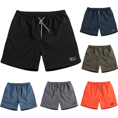 Men Shorts Drawstring Short Pants Casual Shorts Quick-Drying Shorts Printed Shorts Swim Surfing Beachwear Shorts Men`s Clothing