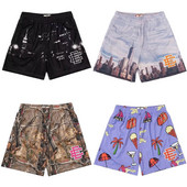 EE Basic Short NEW YORK CITY SKYLINE vyriški laisvalaikio šortai fitneso sportinės kelnės vasaros sporto salėje tinkliniai šortai vyriški šortai
