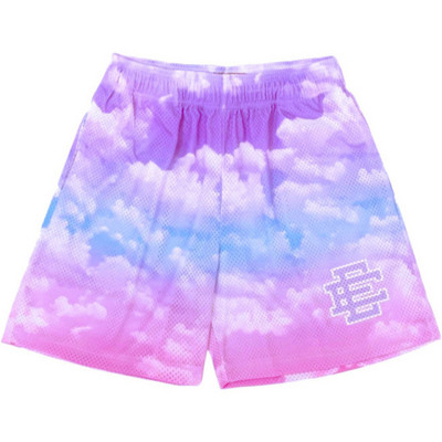 EE Basic Short NEW YORK CITY SKYLINE vyriški laisvalaikio šortai fitneso sportinės kelnės vasaros sporto salėje tinkliniai šortai vyriški šortai