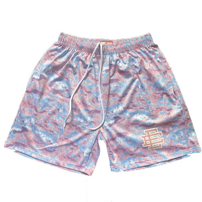 EE Basic Short NEW YORK CITY SKYLINE vyriški laisvalaikio šortai fitneso sportinės kelnės vasaros sporto salėje tinkliniai šortai vyriški šortai