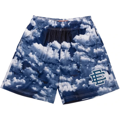 EE Basic Short NEW YORK CITY SKYLINE vyriški laisvalaikio šortai fitneso sportinės kelnės vasaros sporto salėje tinkliniai šortai vyriški šortai