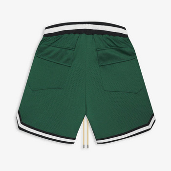 Капсулни къси панталони за плажен баскетбол мъжки летни 2022 мрежест материал дишаща пот бягане фитнес спортни шорти
