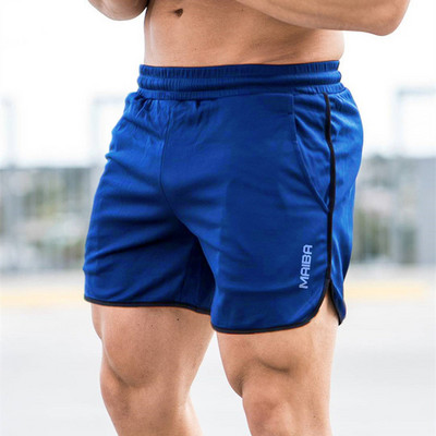 New Men Fitness Bodybuilding Shorts Ανδρικά καλοκαιρινά γυμναστήρια προπόνηση Αντρικό αναπνεύσιμο πλέγμα Quick Dry Sportswear Jogger Beach Κοντό παντελόνι
