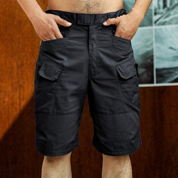 Летни мъжки карго шорти Тактически къси панталони Водоустойчиви бързосъхнещи шорти с много джобове Мъжки външни дрехи Лов Риболов
